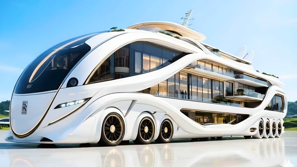 2026 Rolls-Royce Motorhome with Spa Cabin & AI-Driven Controls!